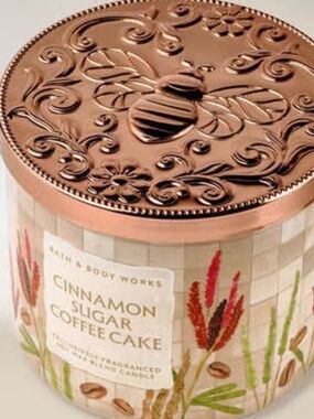 CINNAMON SUGAR COFFEE CAKE 3-Wick Candle